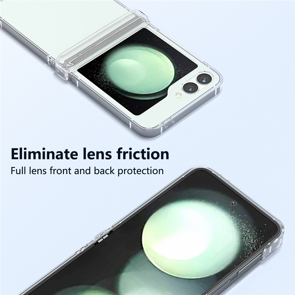 Til Samsung Galaxy Z Flip7 FE 5G / Z Flip6 5G Gennemsigtigt Telefoncover Hårdt PC Beskyttelsescover