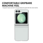 Til Samsung Galaxy Z Flip7 FE 5G / Z Flip6 5G Gennemsigtigt Telefoncover Hårdt PC Beskyttelsescover