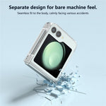For Samsung Galaxy Z Flip7 FE 5G / Z Flip6 5G Case Transparent Hard PC Protective Phone Cover
