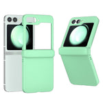 For Samsung Galaxy Z Flip7 FE 5G / Z Flip6 5G Case Skin-touch PC Phone Cover with Hinge Protection