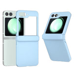 For Samsung Galaxy Z Flip7 FE 5G / Z Flip6 5G Case Skin-touch PC Phone Cover with Hinge Protection