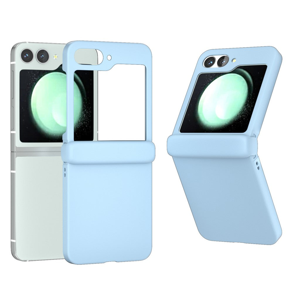 For Samsung Galaxy Z Flip7 FE 5G / Z Flip6 5G Case Skin-touch PC Phone Cover with Hinge Protection