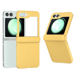 For Samsung Galaxy Z Flip7 FE 5G / Z Flip6 5G Case Skin-touch PC Phone Cover with Hinge Protection