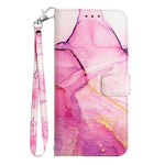 For Xiaomi Redmi Note 13 5G Case with Strap Marble Pattern Leather Phone Cover Card Holder
