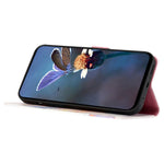 For Xiaomi Redmi Note 13 Pro 5G / Poco X6 5G Leather Case with Shoulder Strap Marble Pattern Phone Stand Cover
