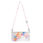 For Xiaomi Redmi Note 13 Pro 5G / Poco X6 5G Leather Case with Shoulder Strap Marble Pattern Phone Stand Cover