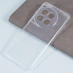 For OnePlus 12 5G Protective Case Glossy Watermark-Free Soft TPU Clear Phone Cover