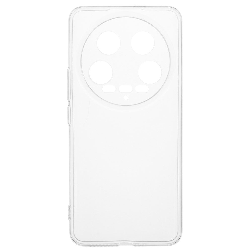 For Xiaomi 14 Ultra TPU Case Watermark-Free Glossy Anti-scratch Clear Phone Cover