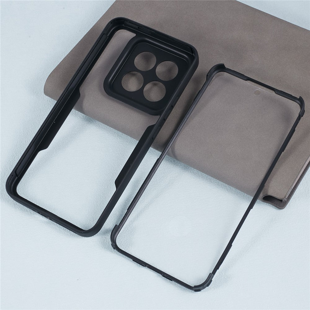 For Xiaomi 14 Pro Case Fully Wrapped Acrylic + TPU Phone Shell