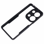 For Xiaomi Redmi Note 13 Pro 4G / Poco M6 Pro 4G Case Shockproof Phone Shell with Built-in Screen Protector, Black