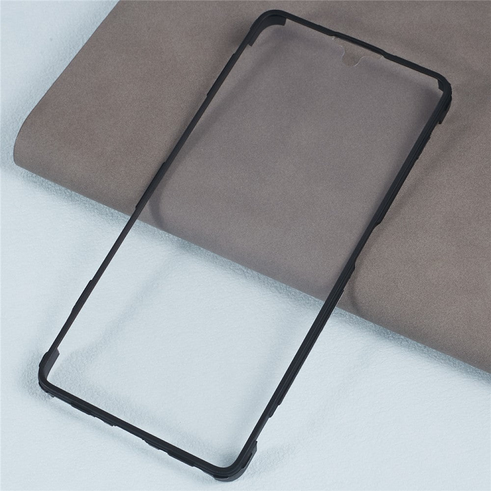 For Xiaomi Redmi Note 13 Pro 4G / Poco M6 Pro 4G Case Shockproof Phone Shell with Built-in Screen Protector, Black