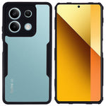 For Xiaomi Redmi Note 13 5G Phone Cover Acrylic + TPU Shockproof Back Case with  PET Screen Film