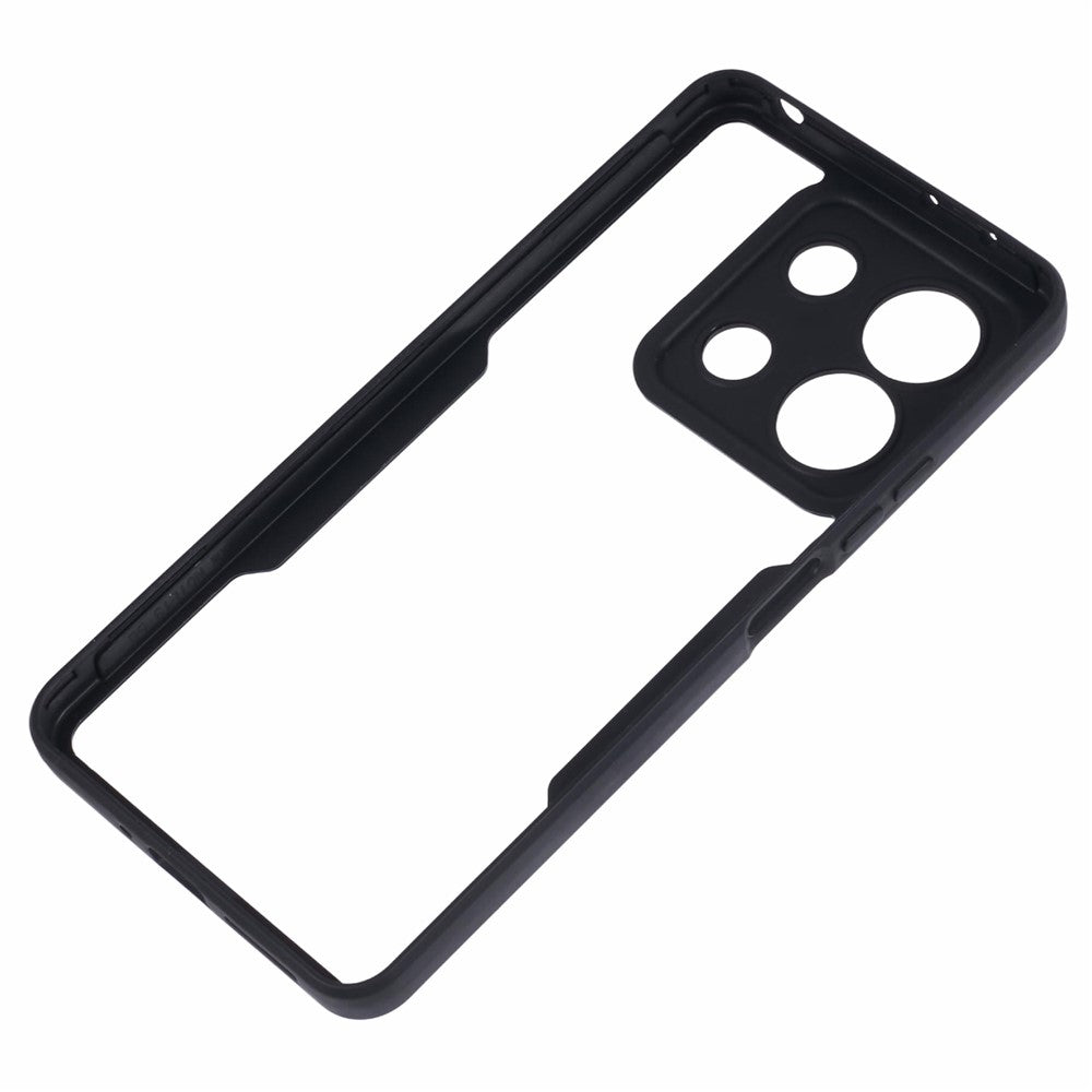 For Xiaomi Redmi Note 13 5G Phone Cover Acrylic + TPU Shockproof Back Case with  PET Screen Film