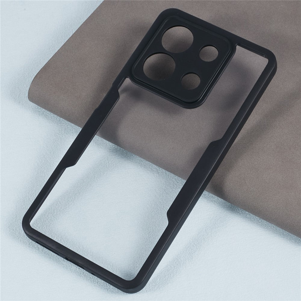 For Xiaomi Redmi Note 13 5G Phone Cover Acrylic + TPU Shockproof Back Case with  PET Screen Film