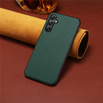 For Samsung Galaxy A34 5G Cell Phone Cases Calf Texture Leather+PC+TPU Slim-Fit Cover