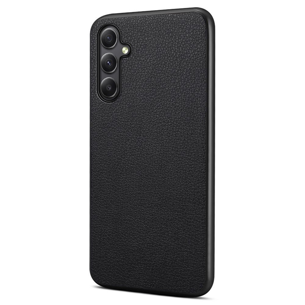For Samsung Galaxy A34 5G Cell Phone Cases Calf Texture Leather+PC+TPU Slim-Fit Cover