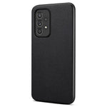 Til Samsung Galaxy A33 5G telefoncover kalvetekstur PU+TPU+PC stødsikkert etui