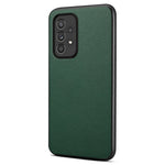 Til Samsung Galaxy A33 5G telefoncover kalvetekstur PU+TPU+PC stødsikkert etui