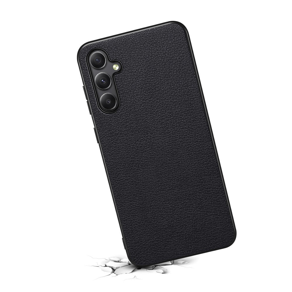 For Samsung Galaxy A24 4G (162.1 x 77.6 x 8.3mm) Case PU+PC+TPU Hybrid Protective Phone Cover