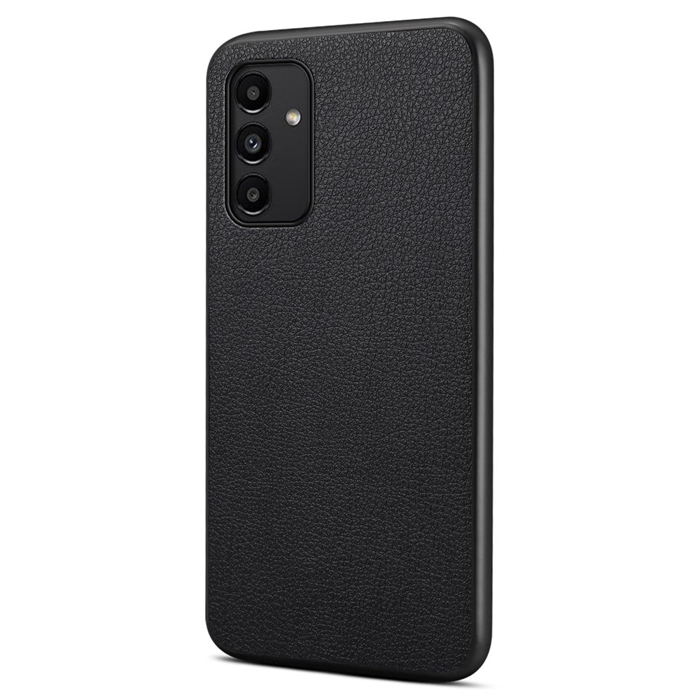 Samsung Galaxy A13 5G-skal i PU-läder med kalvstruktur, stötsäkert skyddande bakstycke