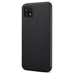 For Samsung Galaxy A22 5G (EU Version) Case PU Leather Fingerprint-Resistant Back Cover