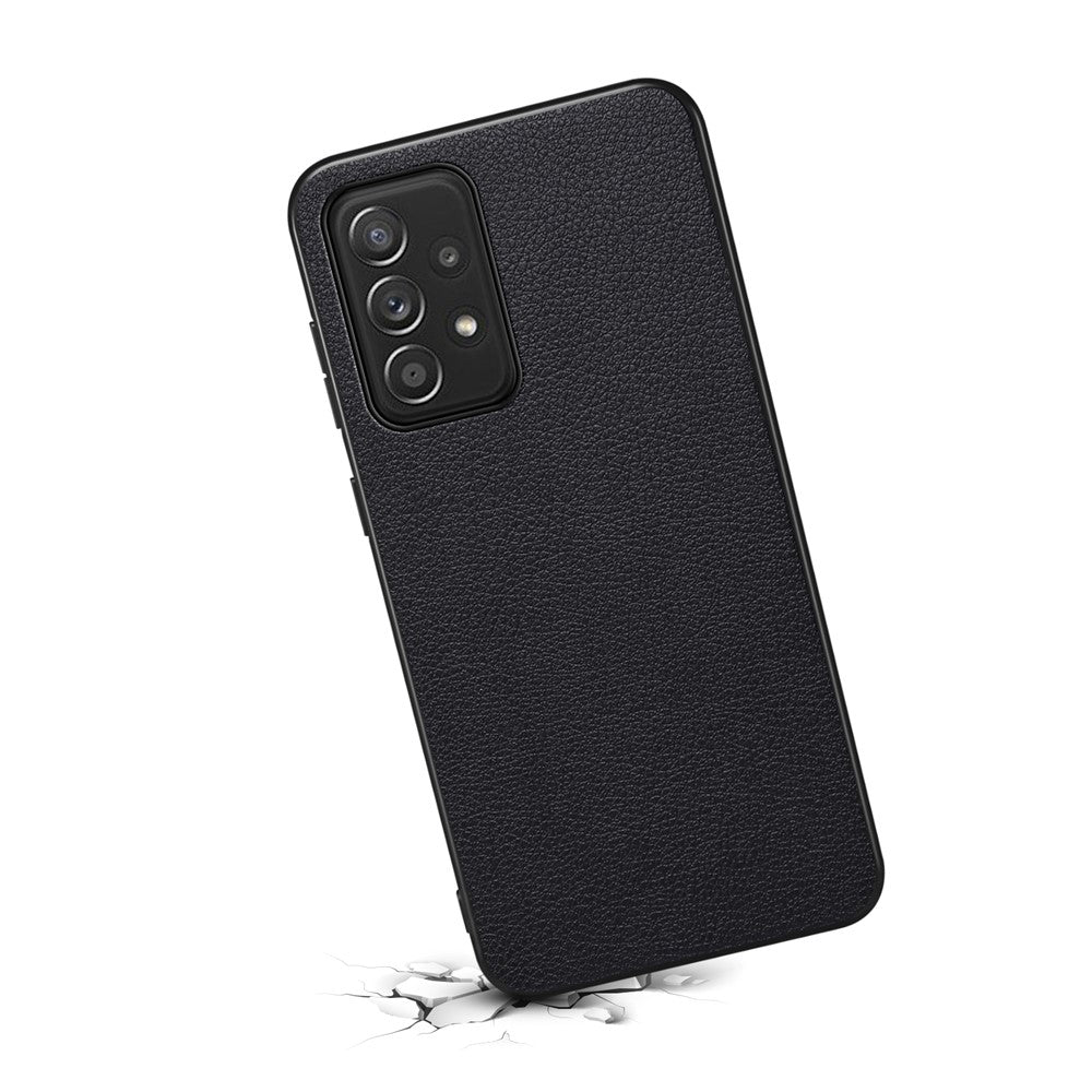 For Samsung Galaxy A52 4G / 5G / A52s 5G Phone Case PU Leather Calf Texture Anti-Scratch Back Cover