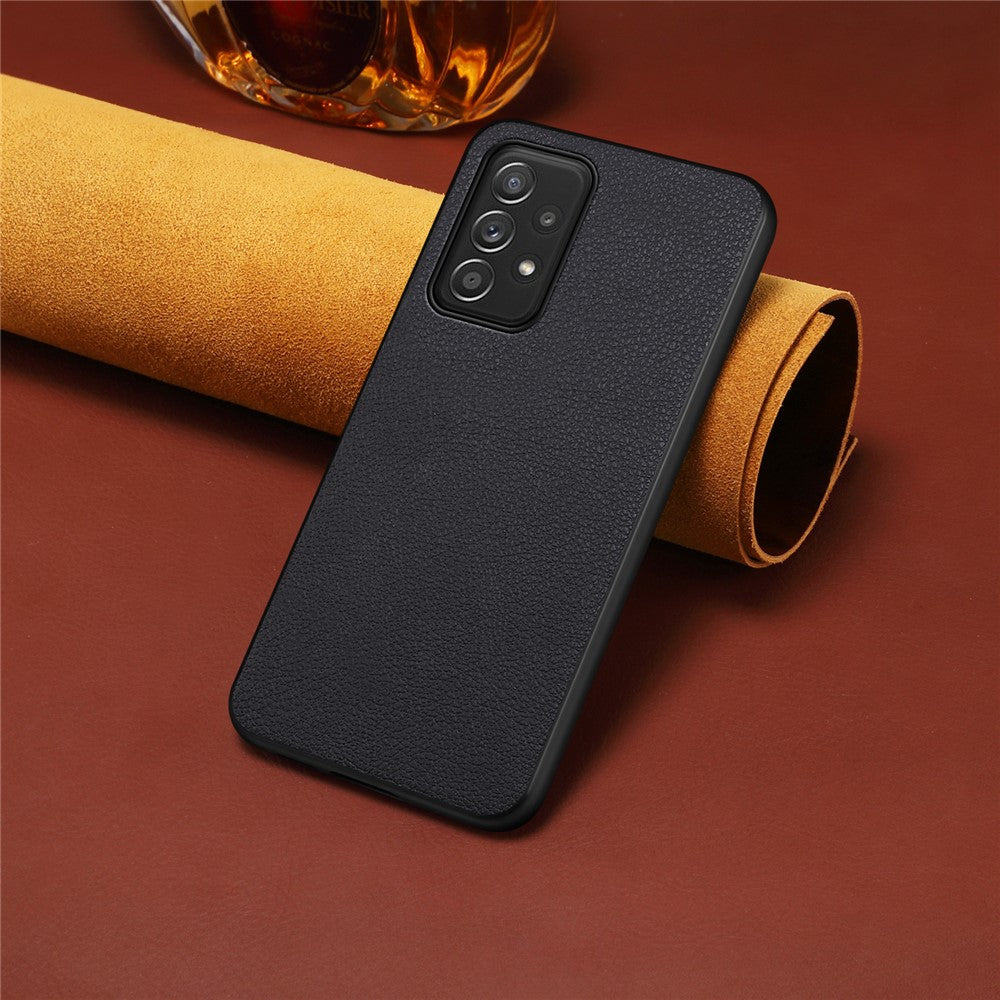 For Samsung Galaxy A52 4G / 5G / A52s 5G Phone Case PU Leather Calf Texture Anti-Scratch Back Cover