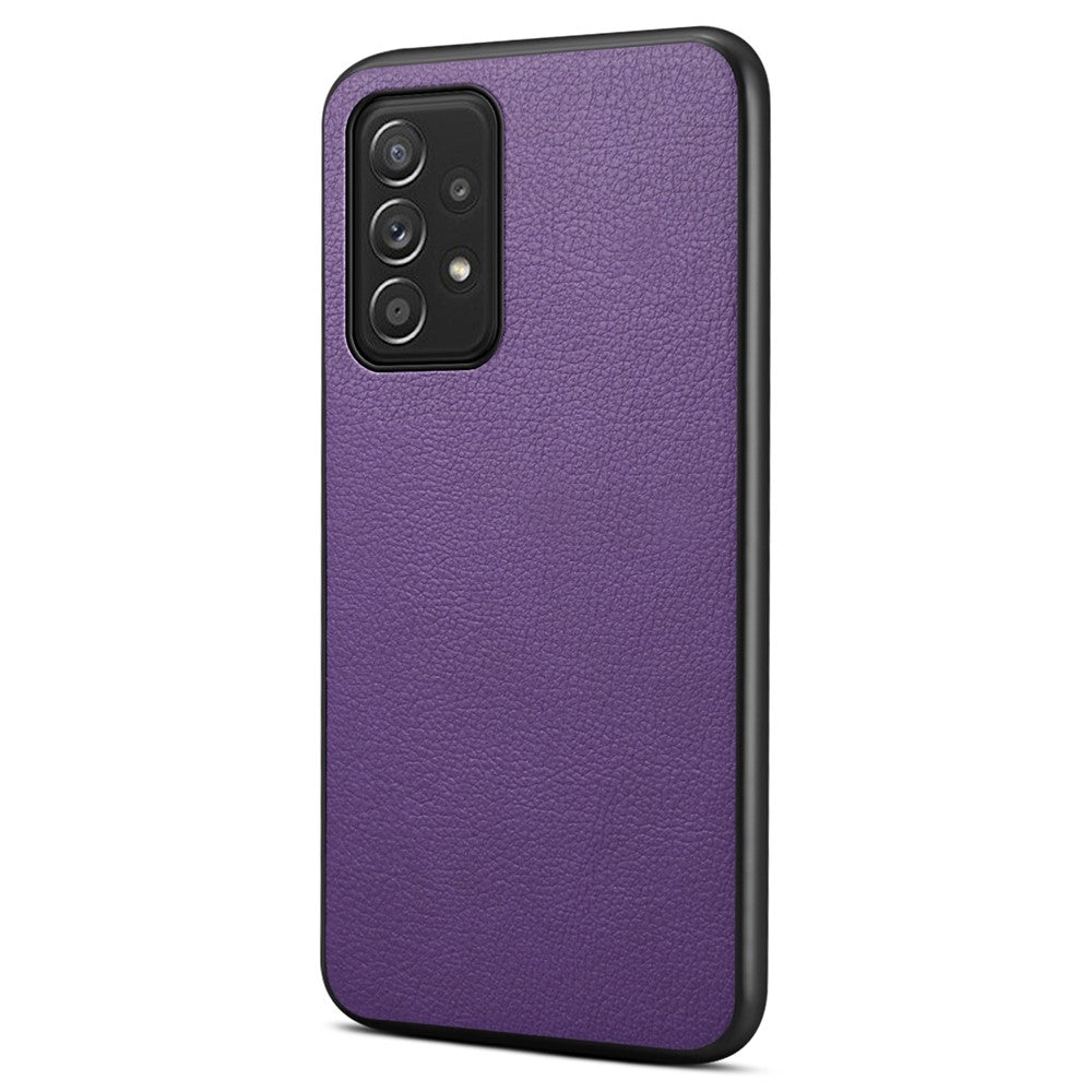 For Samsung Galaxy A52 4G / 5G / A52s 5G Phone Case PU Leather Calf Texture Anti-Scratch Back Cover