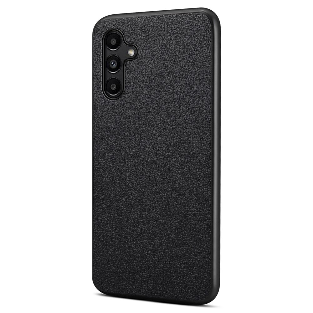 Samsung Galaxy A15 4G / 5G Skal Hybrid Läderbelagd PC+TPU Skaktåligt Skyddsfodral