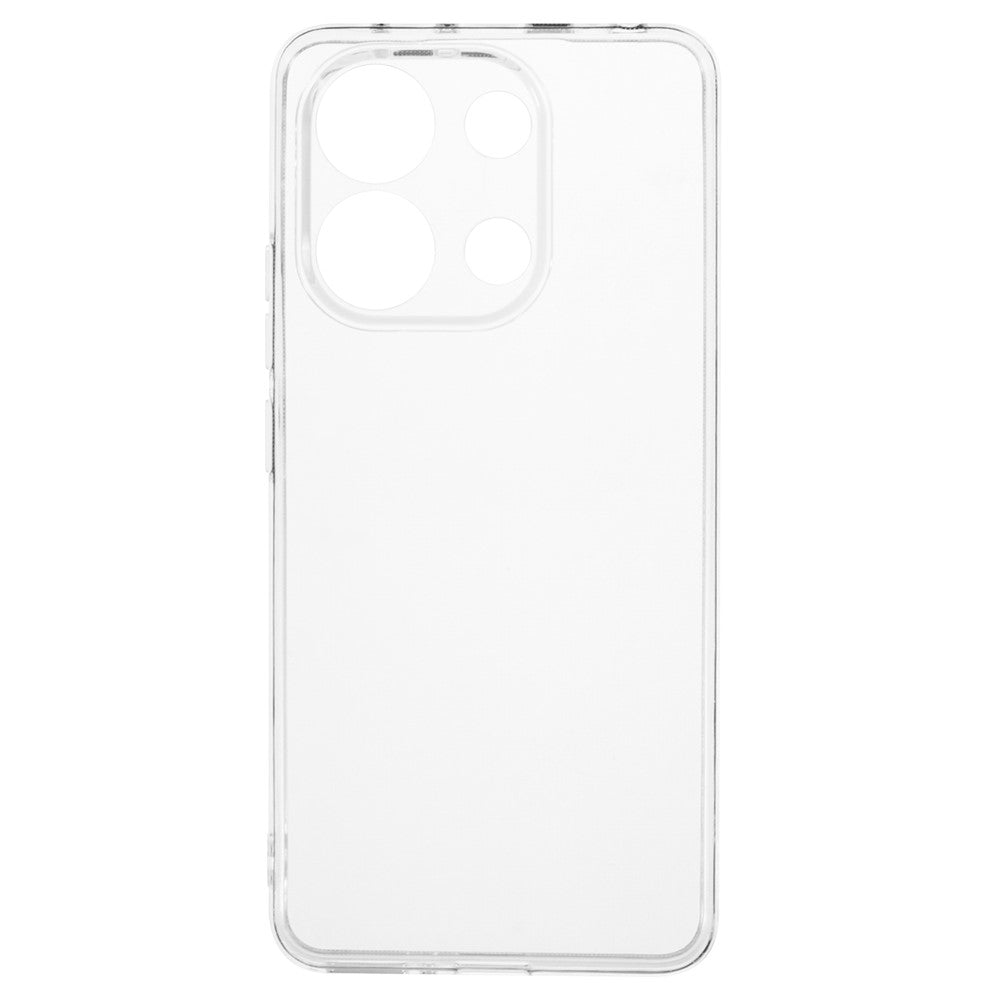 For Xiaomi Redmi Note 13 4G TPU Case Clear Watermark-Free 2.0mm Protective Phone Shell