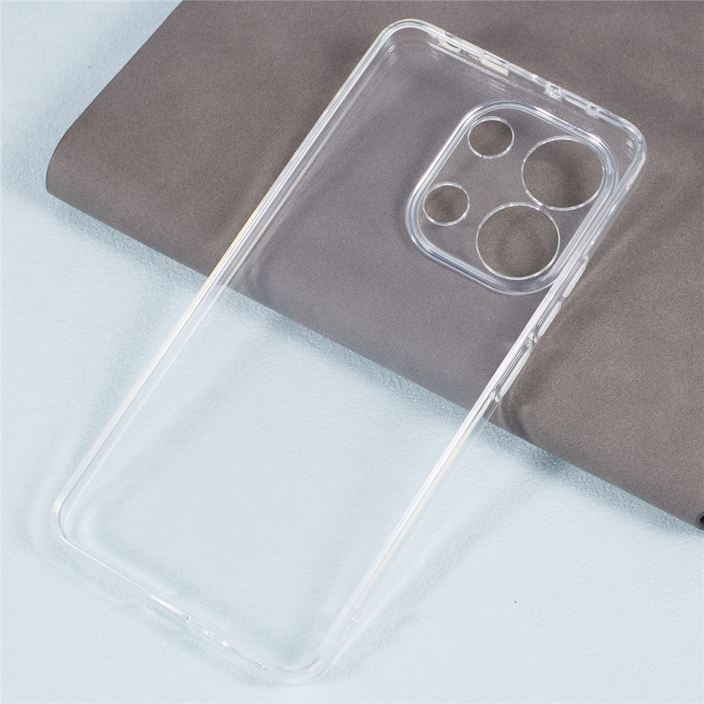 Xiaomi Redmi Note 13 4G TPU-skal, klart vattenstämpelfritt 2,0 mm skyddande mobilskal
