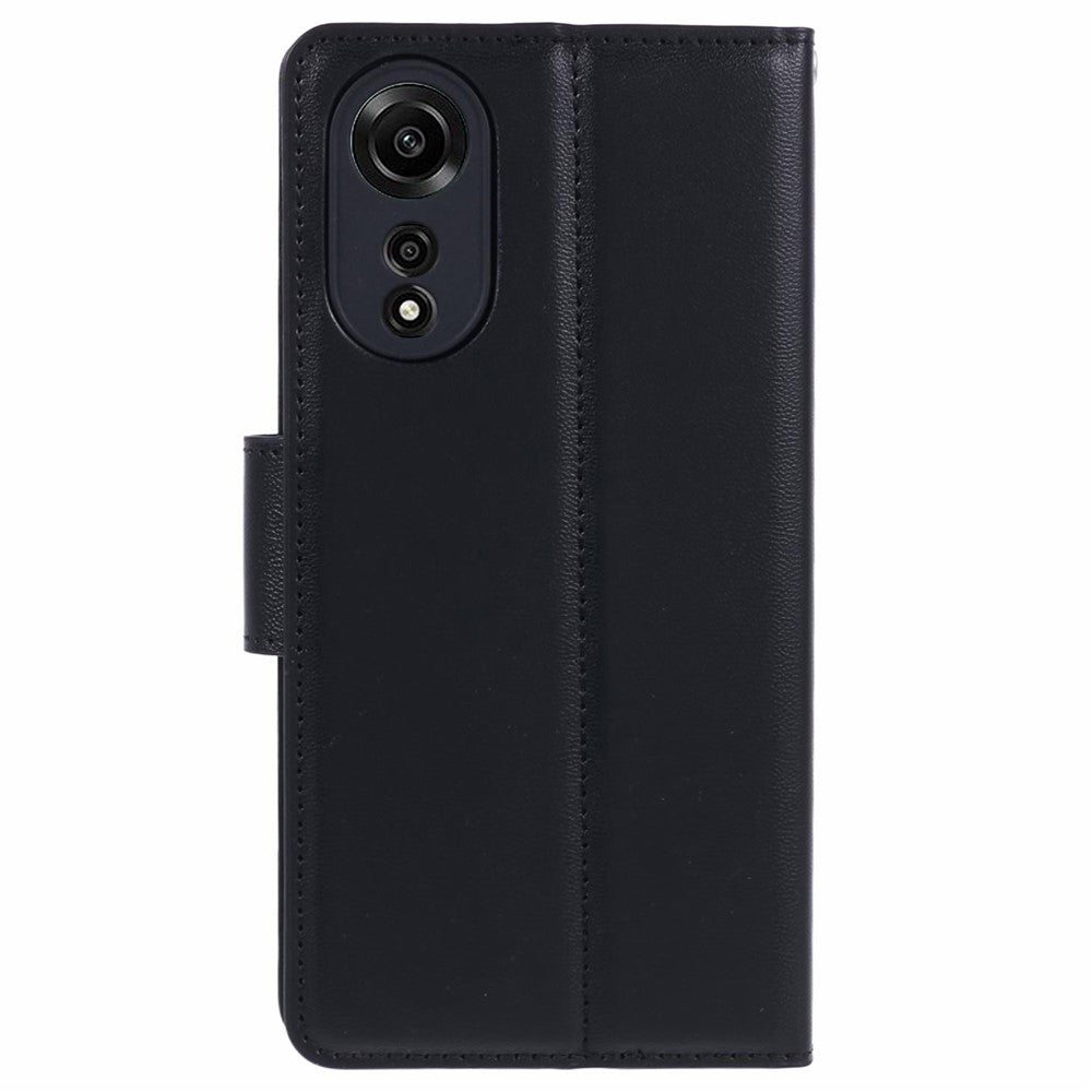 HANMAN Mill Series Flip Cover for Oppo A78 4G Wallet Phone Case PU Leather Stand Shell