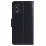 HANMAN Mill Series For Oppo A38 4G / A18 4G Phone Cover PU Leather Wallet Anti-drop Shell