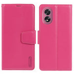 HANMAN Mill Series For Oppo A38 4G / A18 4G Phone Cover PU Leather Wallet Anti-drop Shell