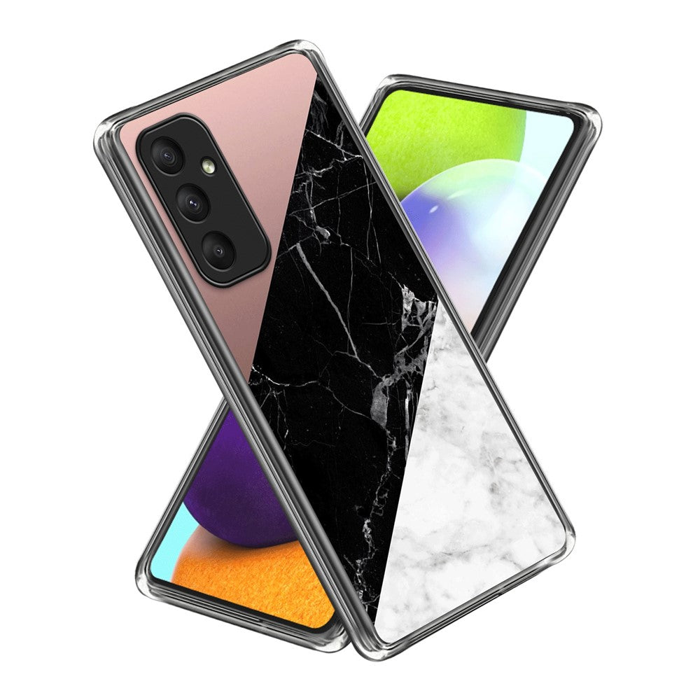 Til Samsung Galaxy A55 5G Cover TPU Beskyttende Mønster Design Fleksibelt Telefoncover
