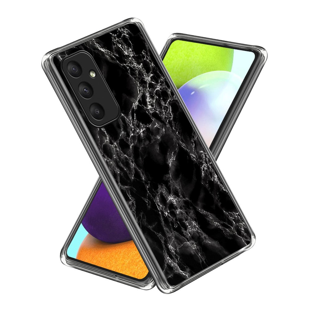 Til Samsung Galaxy A55 5G Cover TPU Beskyttende Mønster Design Fleksibelt Telefoncover