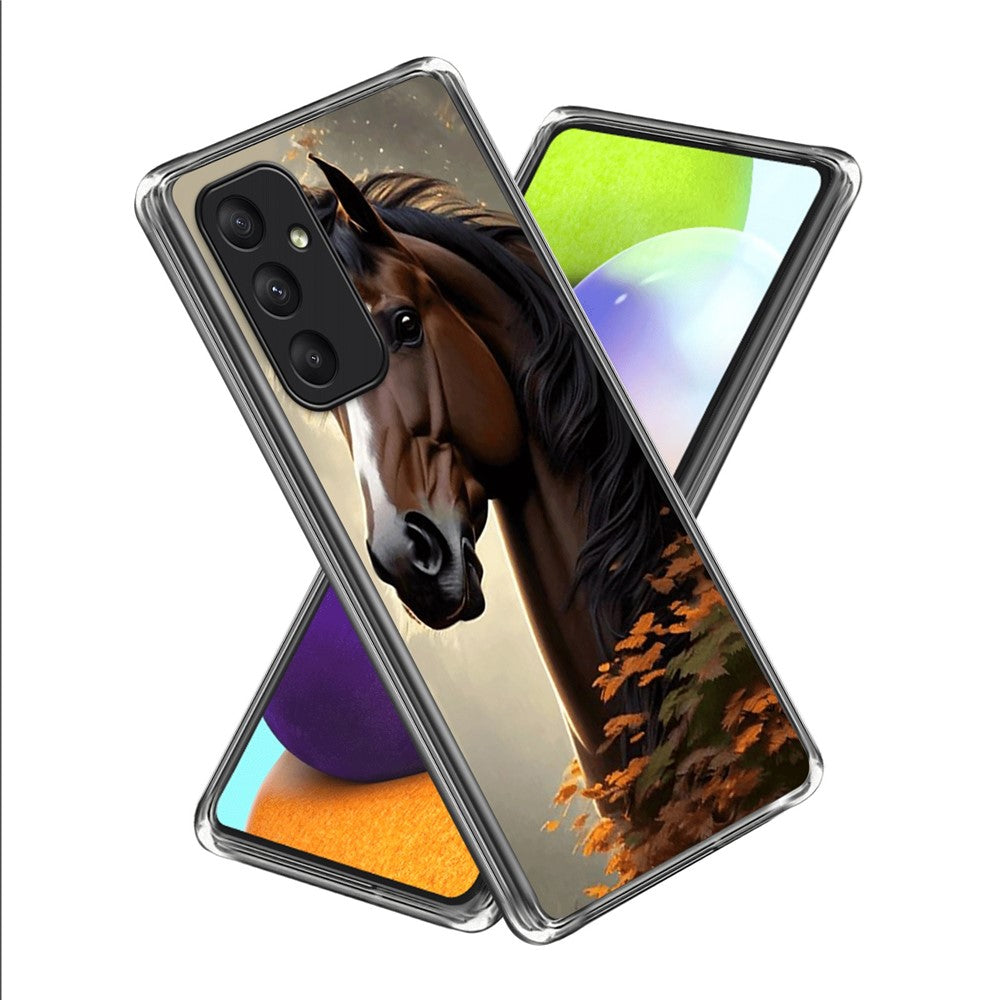 Til Samsung Galaxy A15 4G / 5G Cover Mønster Fleksibelt Stødsikkert TPU Telefoncover