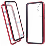 For Samsung Galaxy A55 5G Full Body Case Magnetic Tempered Glass Double-Sided Phone Case