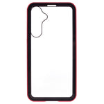 For Samsung Galaxy A55 5G Full Body Case Magnetic Tempered Glass Double-Sided Phone Case