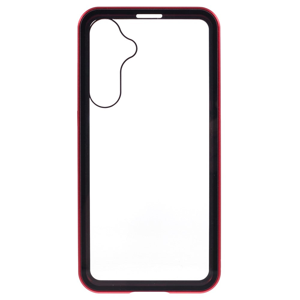 For Samsung Galaxy A55 5G Full Body Case Magnetic Tempered Glass Double-Sided Phone Case