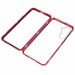 For Samsung Galaxy A55 5G Full Body Case Magnetic Tempered Glass Double-Sided Phone Case