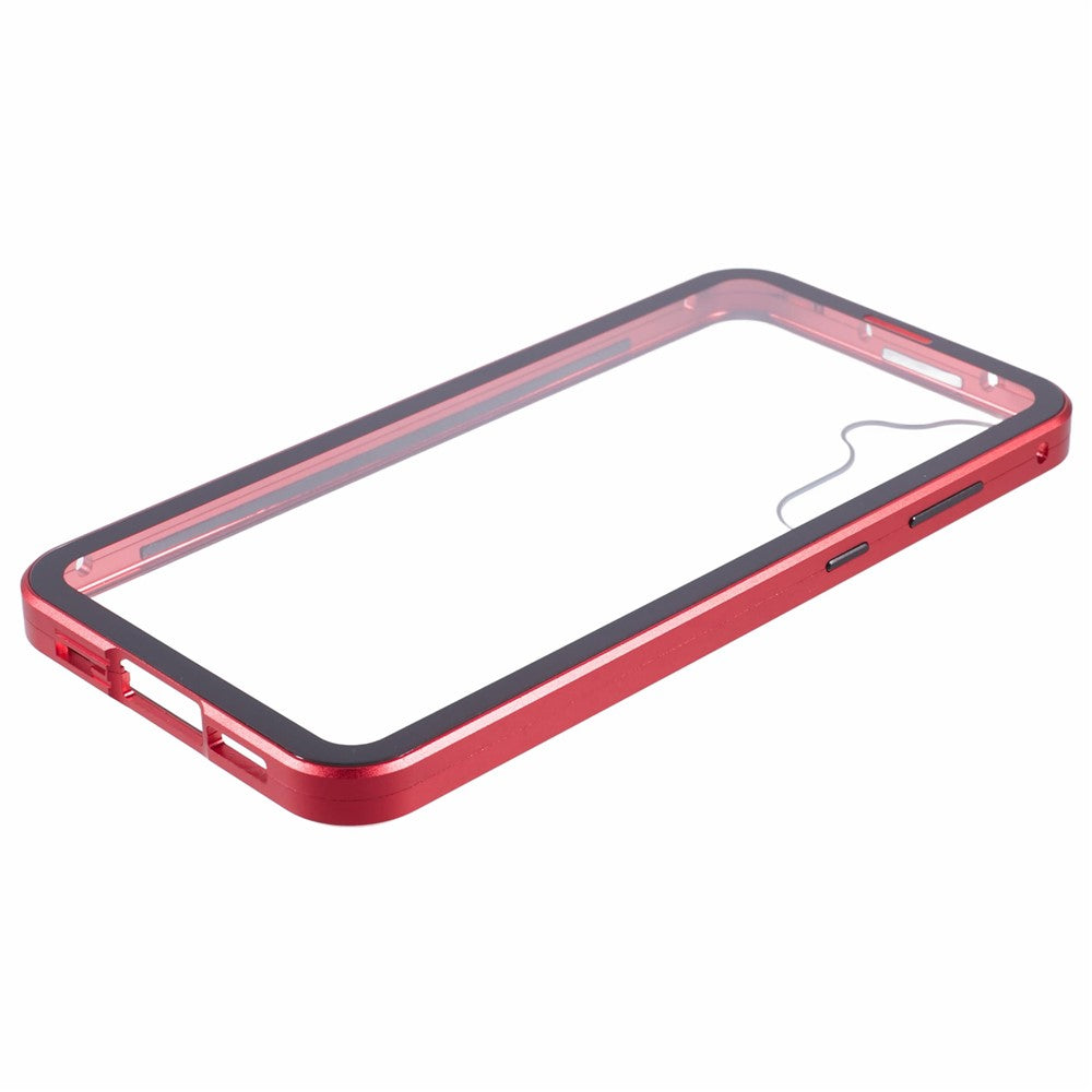 For Samsung Galaxy A55 5G Full Body Case Magnetic Tempered Glass Double-Sided Phone Case