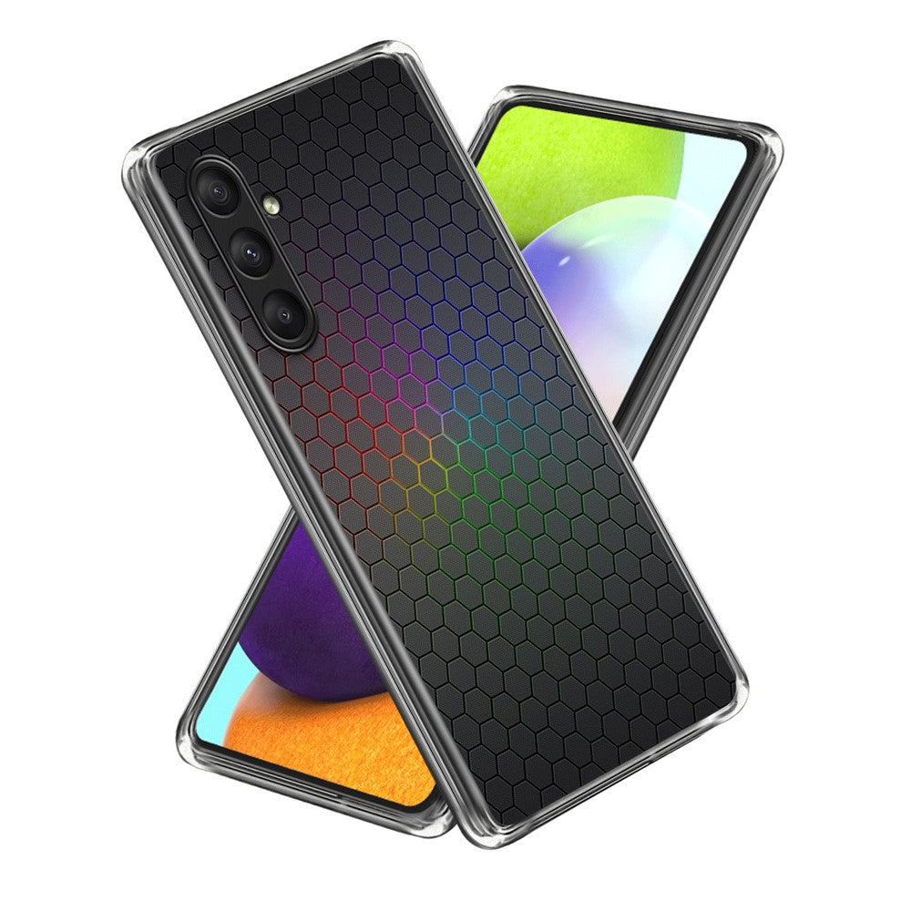 For Samsung Galaxy A25 5G (Global) (161.0 x 76.5 x 8.3mm) Case Shock-Absorbent TPU Pattern Printed Phone Cover