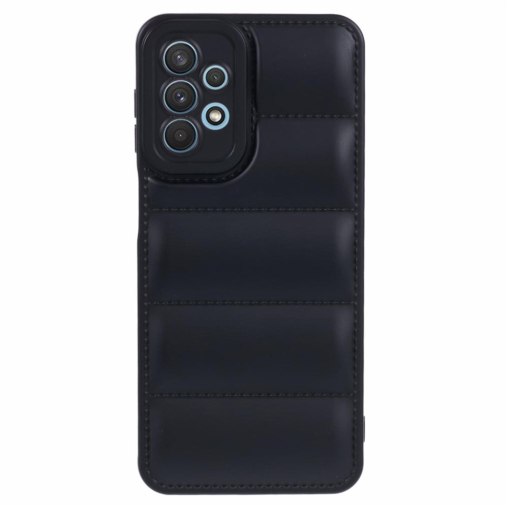 JTW Series For Samsung Galaxy A32 4G (EU Version) TPU Case Rubberized Down Jacket Back Phone Cover