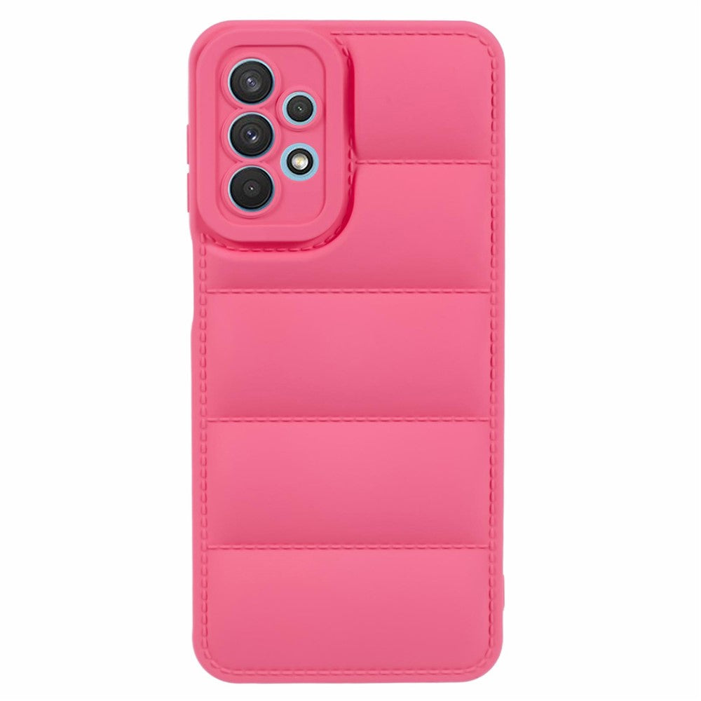 JTW-serien til Samsung Galaxy A52 4G / A52s 5G / A52 5G TPU-cover med gummieret "dunjakke"-overflade