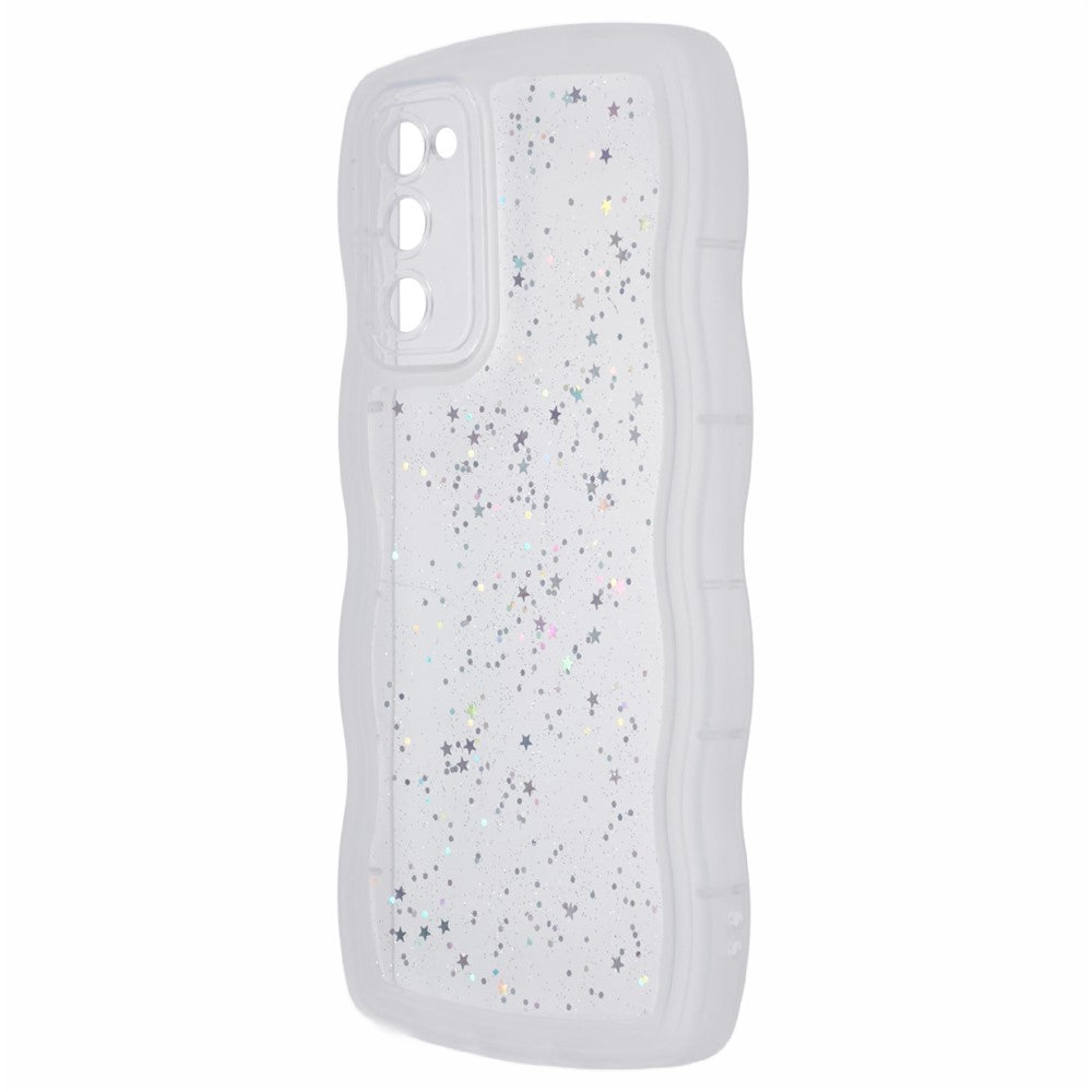 JTW-serien för Samsung Galaxy S20 FE / S20 FE 5G / S20 FE 2022 / S20 Lite-skal med glitterstjärnor i TPU-fodral
