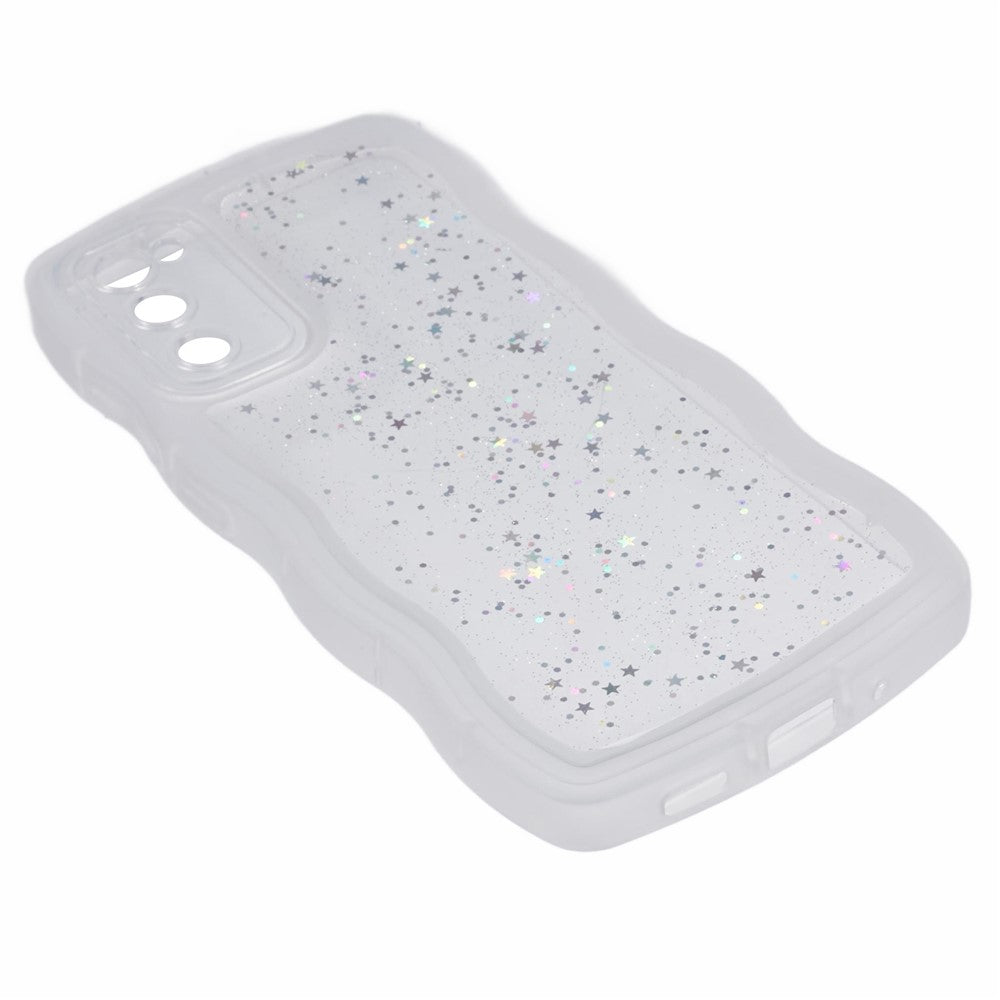 JTW-serien för Samsung Galaxy S20 FE / S20 FE 5G / S20 FE 2022 / S20 Lite-skal med glitterstjärnor i TPU-fodral