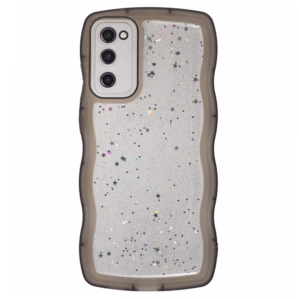 JTW-serien för Samsung Galaxy S20 FE / S20 FE 5G / S20 FE 2022 / S20 Lite-skal med glitterstjärnor i TPU-fodral