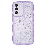 JTW Series for Samsung Galaxy S22 5G TPU Case Shockproof Epoxy Phone Cover Wavy Edge