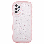 JTW Series for Samsung Galaxy A33 5G TPU Case Wavy Edge Glitter Stars Back Phone Cover